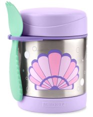 SKIP HOP Spark Style Thermosbehälter für Lebensmittel mit Löffel/Gabel Muschel 325 ml, 3J+