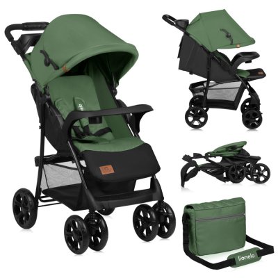 LIONELO Wózek spacerowy Emma Plus Green Emerald