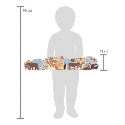 small foot Zwierzęce puzzle litery