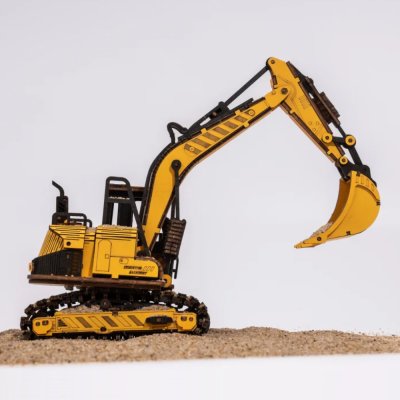 RoboTime 3D Rompecabezas de Madera Mecánico Excavadora