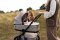 EASYWALKER Kombikinderwagen Jimmey Explore Pearl Taupe AIR + CYBEX Aton B2 i-Size + Base