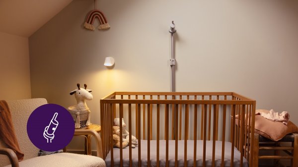 Babyphone connecté Philips AVENT Premium avec traduction des pleurs, suivi du sommeil et de la respiration SCD971