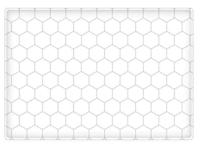LALALU Play mat Premium Hexagon 190x130 cm
