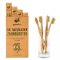 Cepillo de bambú Medio Suave - 4 piezas