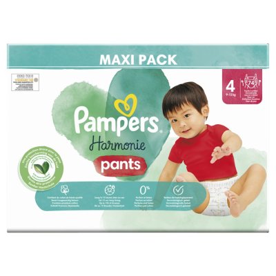 2x PAMPERS Nohavičky plienkové Harmónia Pants veľ. 4 (74 ks) 9-15 kg