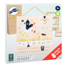 small foot Didaktički kalendar sa satom
