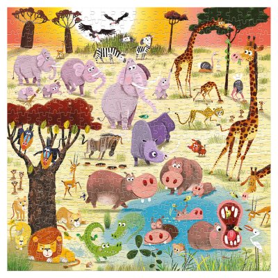 Magellan Puzzle rodzinne Sawanna 500 elementów