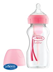 DR.BROWN'S Anti-Kolik-Flasche Options+ Weithals 270 ml Kunststoff, rosa