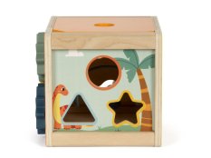 small foot Cube d'activités en bois Dino