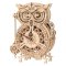 RoboTime 3D Wooden Mechanical Owl Clock Puzzle