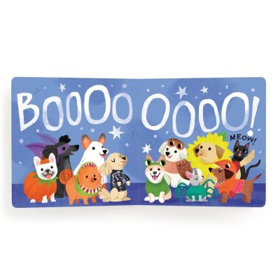 Mudpuppy Livro Festa de Halloween com Cães