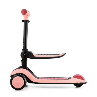 KINDERKRAFT Hamaca y patinete 2 en 1 Halley Rose rosa