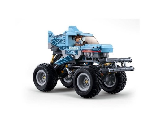 Sluban Power Bricks Off-road Rétractable Requin Bleu