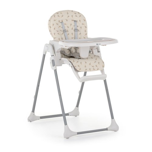 PETITE&MARS Capa de assento e bandeja para cadeira alta infantil Gusto Beige Dandelions
