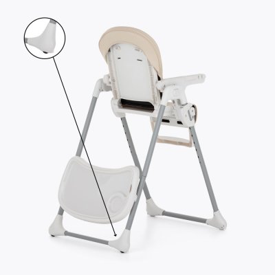 PETITE&MARS Sittöverdrag och bricka till Gusto Mature Olive barnstol