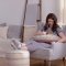 CHICCO Poduszka do karmienia Boppy z bawełny organicznej - Blush Cottage