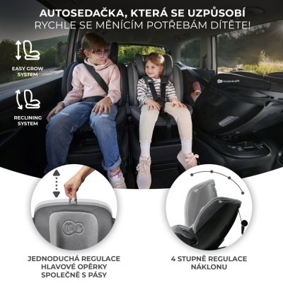 KINDERKRAFT Scaun auto Xpedition 2 i-Size 40-150cm Gri