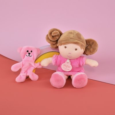 Doudou Jolijou Păpușă Miss Rose 21 cm