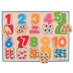 Bigjigs Toys Štetje puzzle 2