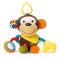 SKIP HOP Zabawka aktywna na pierścieniu C Bandana Buddies Monkey 0m+