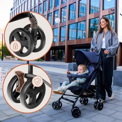 LIONELO Buggy Elia Grey White