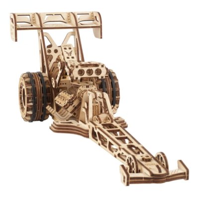Ugears 3D Holzmechanik Puzzle Rennwagen (Dragster)