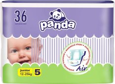 2x BELLA PANDA Junior 36 kpl (12-25 kg) - kertakäyttövaipat