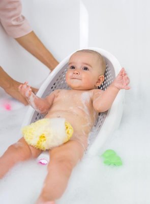 OK BABY Leżak kąpielowy Jelly szary 23