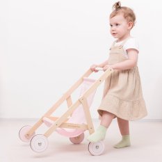 Poussette de golf en bois pour poupées