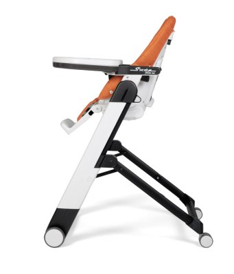 PEG PÉREGO Esszimmerstuhl Siesta Follow Me 2022 Licorice + gratis Querstange