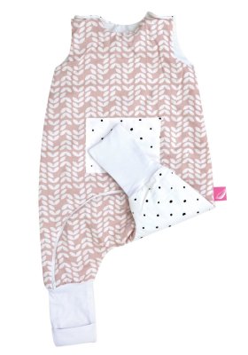 MACIERZYŃSKI Śpiwór ze spodniami i kieszenią Pink Classics 1-1,5 roku 2 tog