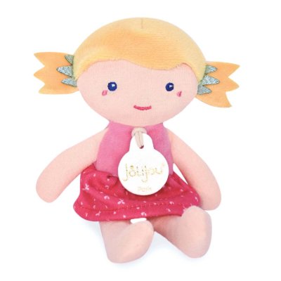 Doudou Jolijou Lalka Léa 16 cm różowa
