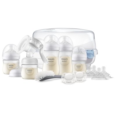 Zestaw do karmienia piersią Philips AVENT Natural Response z pompką ręczną i sterylizatorem o mocy do MW
