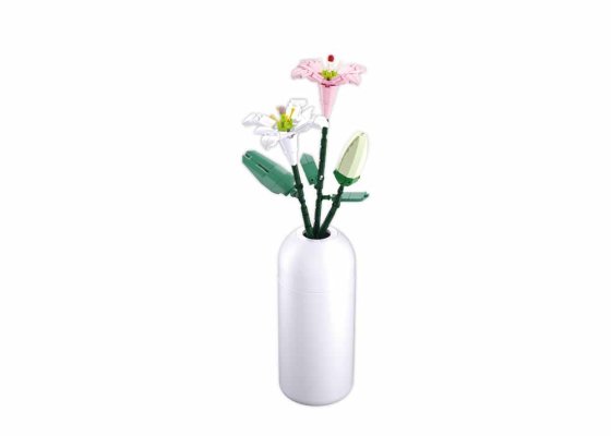 Sluban Flowers M38-B1101-07 Lilja i vas