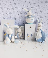 Doudou Geschenkset - Plüschhase Seemann, der eine Melodie spielt, 14 cm
