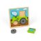 Bigjigs Toys Leseni vstavljalni puzzle Traktor