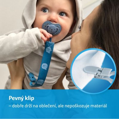LOVI Schnullerclip Hey