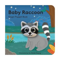 Livre de marionnettes Chronicle Books - Bébé raton laveur