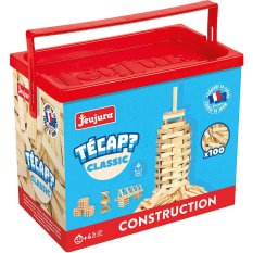 Jeujura Jeu de construction en bois Técap Classic 100 pièces