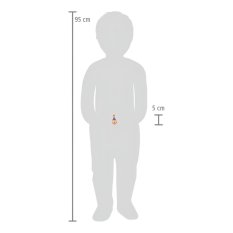 small foot Holzkreisel Clown 6er Set