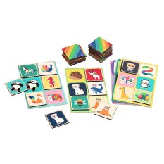 Vilac Holz Bingo Regenbogen Tiere