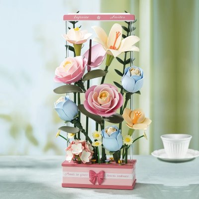 Puzzle 3D RoboTime Boîte à fleurs