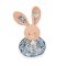 Doudou Mouchoir Lapin Bleu 3en1