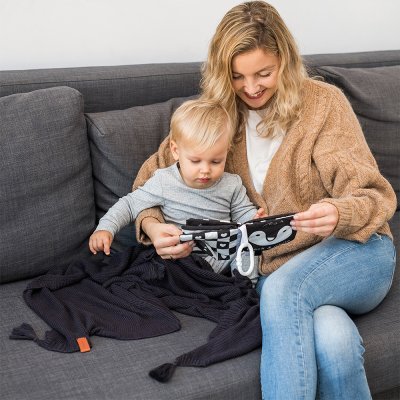 BABYONO Speelboekje Zwart/Wit