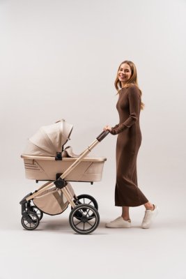 MUUVO Kombikinderwagen Quick Boho Brown Set 2in1