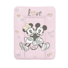 CEBA Pehmeä hoitoalusta lipastoon (50x70) Disney Minnie & Mickey Pink