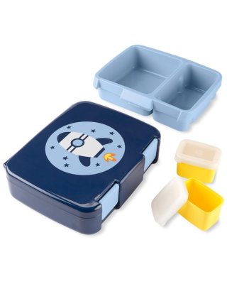 SKIP HOP Spark Style Bento Lunchbox Rocket 3 Jahre+