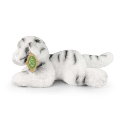 Rappa Tigre di peluche bianco sdraiato 17 cm ECO-FRIENDLY