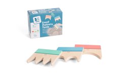 Träleksaker för sand - skapa mönster - 3 st