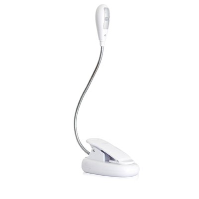 REER Weiße LED-Nachtlampe mit Clip